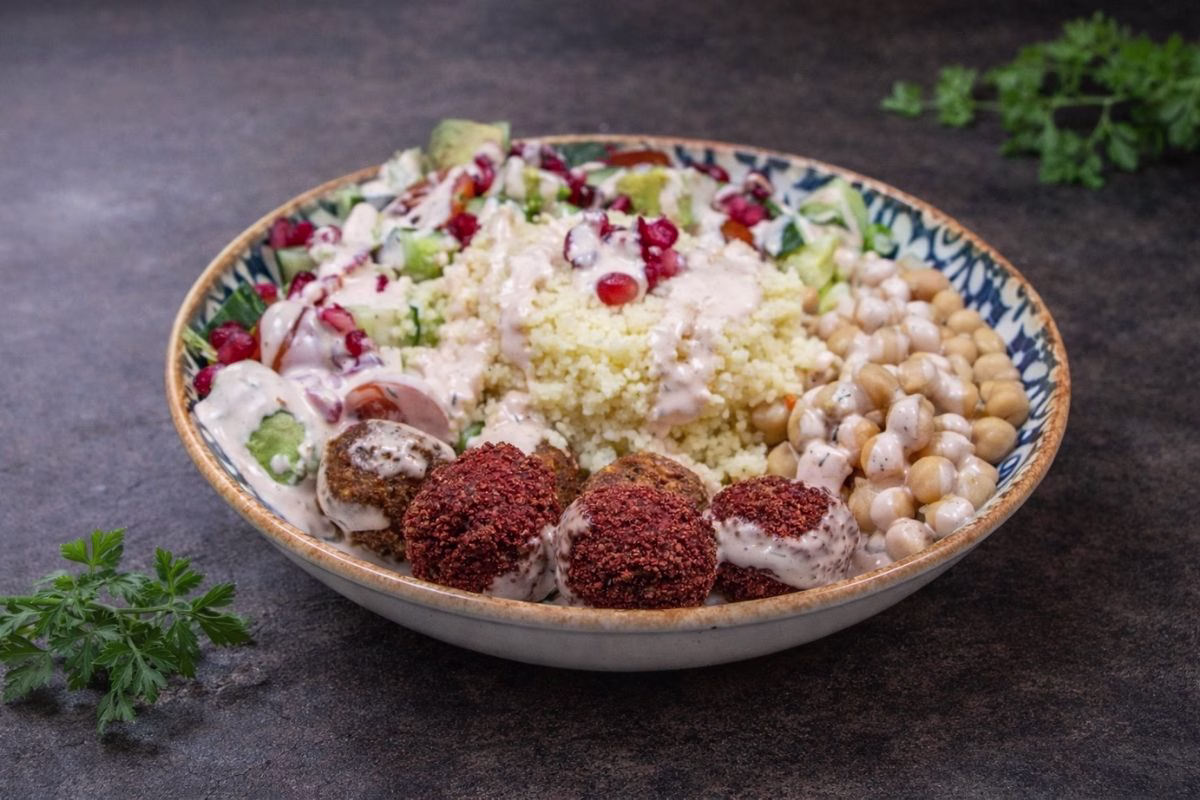 Falafel Bowl von Griechisches Restaurant Athos Freiberg